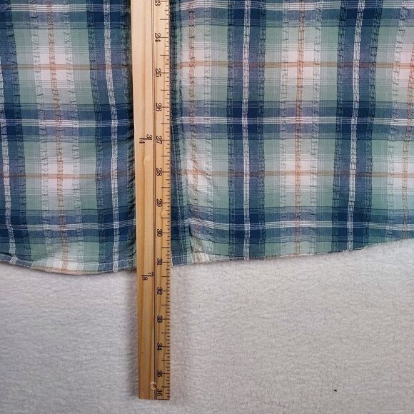 ed Head Brand Co Shirt XL — Short‑Sleeve Cotton Plaid Outdoor Button‑Up - Picture 8 of 13